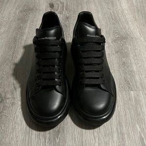 WORN ONCE! Alexander McQueen Black Sneakers
